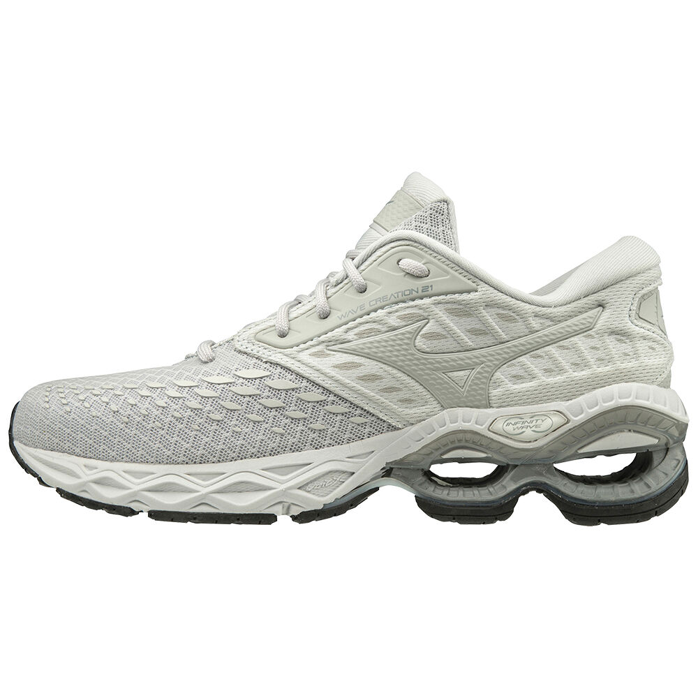 Zapatillas Running Mizuno Wave Creation 21 Mujer Gris Outlet ZRDH-12790